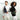 A male model and a female wear Bedi sweaters and hold Bedi nags in front of a discarded fishing net