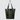 Medium sized green tote bag, utilitarian style. On a white background.