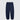 a pair of navy sweatpants against a light grey background