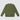 back view of a Bedi' "second life" program green crewneck against a white background