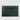 rectangular dark green zip pouch, with buttons on the top left and right.