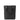 Black tote bag with handles on a white background