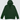 plain dark green hoodie with black drawstring