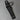black keychain made from recycled seatbelt and metal clasp