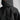 a close up of a black waterproof raincoat with water droplets on it