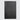 Front view of minimalist passport wallet in black upcycled leather
