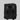 Black backpack on a light gray background