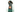 Female model looking at the camera over her shoulder while holding a green fishing net that is in between her and the camera on a white background