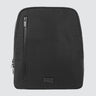 black CHE backpack in econyl front view in front of a white background