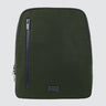 evergreen CHE backpack in econyl front view in front of a white background