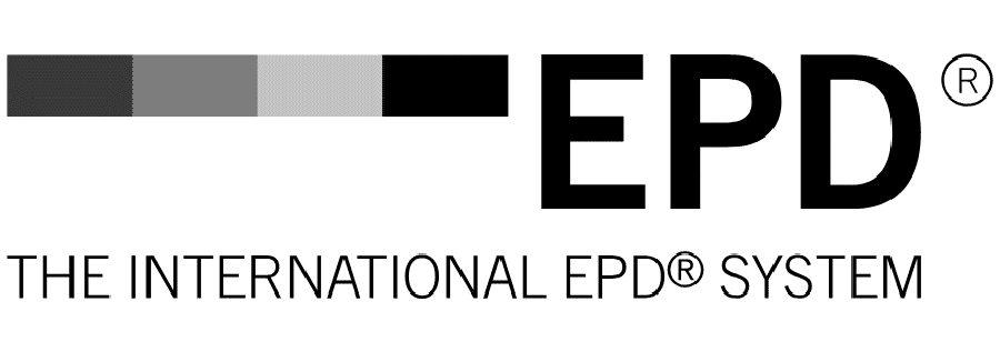 The international EPD system logo, black and white