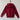 red hoodie on white wall