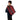 A male model carries the red twill bag slung over his back