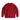 Front view of red heavyweight knit crewneck in 100% cotton