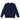 front view of a Bedi' "second life" program navy crewneck against a white background