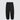 a pair of black sweatpants against a light grey background