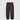a pair of brown sweatpants against a light grey background