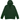 plain dark green hoodie with black drawstring