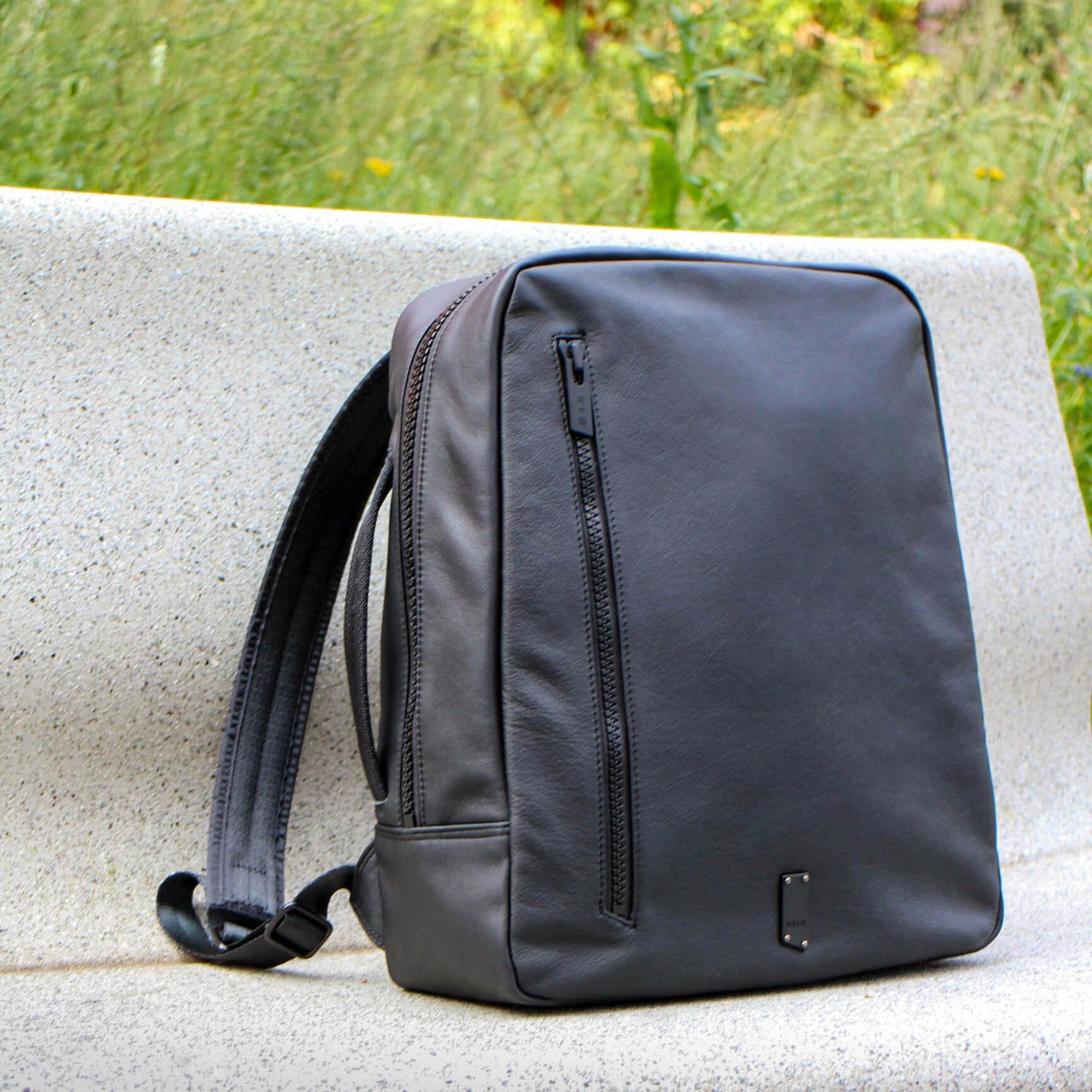 bench backpack leather CHE Backpack in Upcycled Luxury Leather
