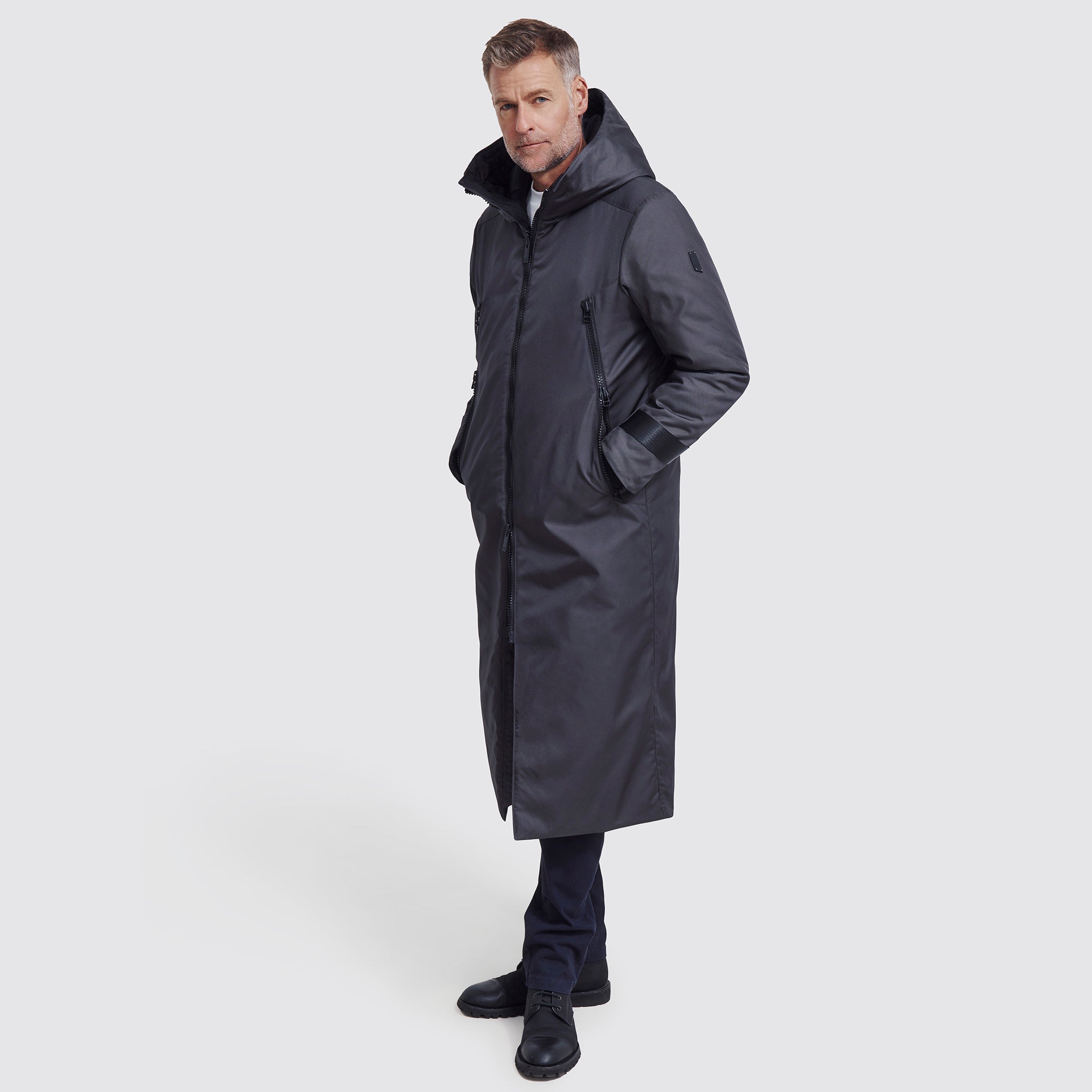 IDRIS Men's Long Winter Coat
