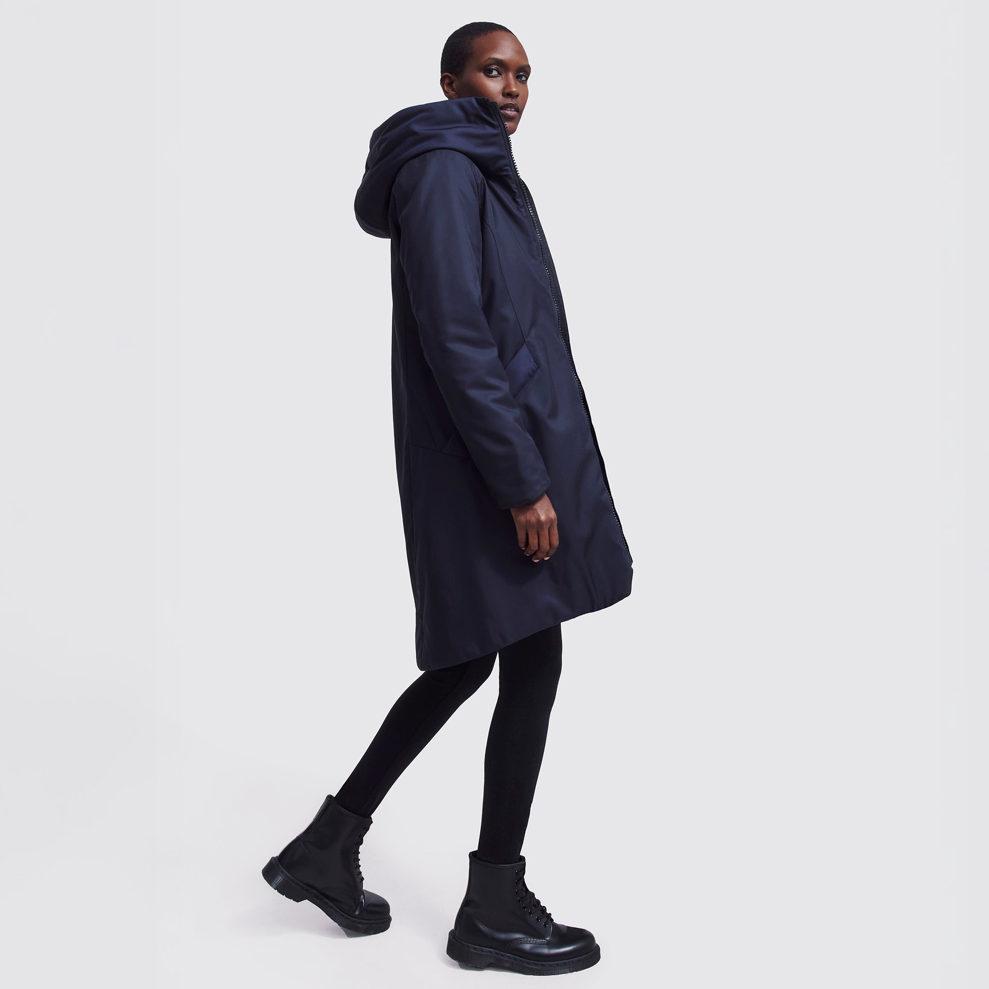 KIRSI Women's Knee-Length Parka