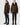 male and female model, both wearing brown winter coats in a bomber jacket style